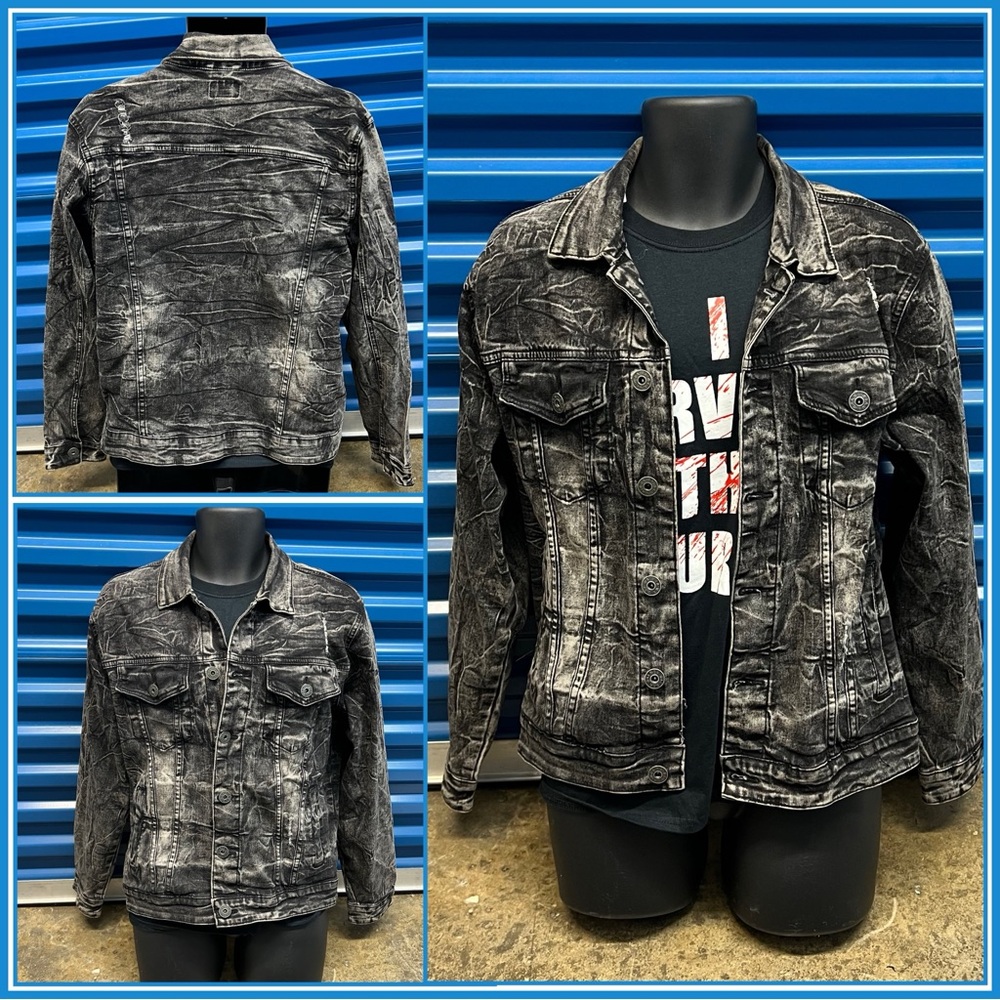 Men's Black Denim Jacket